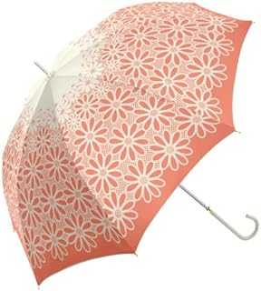 cherish(チェリッシュ) 長傘 手開き ラージフラワー ピンク 10505 cherish(チェリッシュ) 長傘 手開き ラージフラワー ピンク 10505